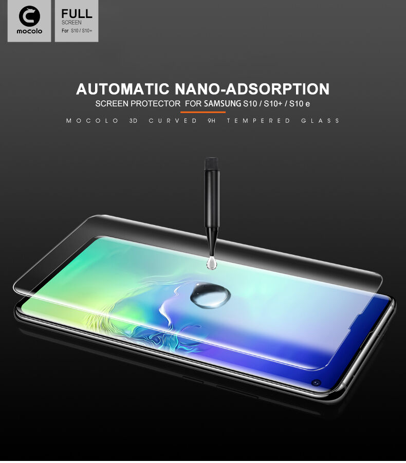 Mocolo Tvrdené sklo 3D pre Samsung Galaxy S10 - číre