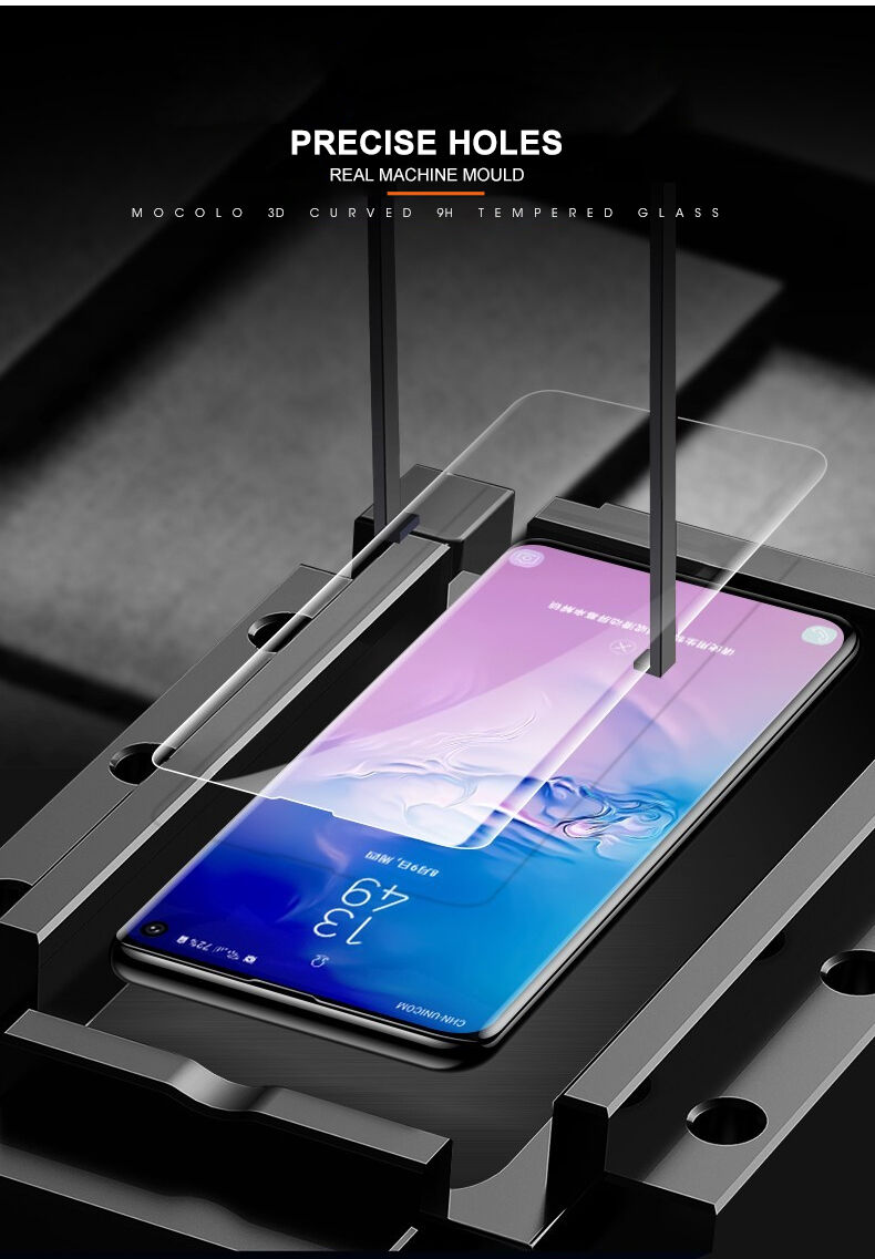 Mocolo Tvrdené sklo 3D pre Samsung Galaxy S10 - číre