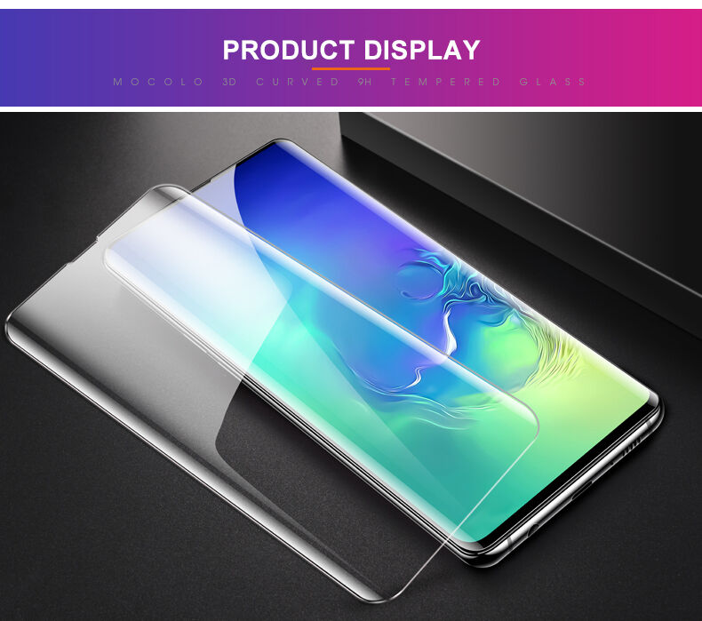 Mocolo Tvrdené sklo 3D pre Samsung Galaxy S10 - číre