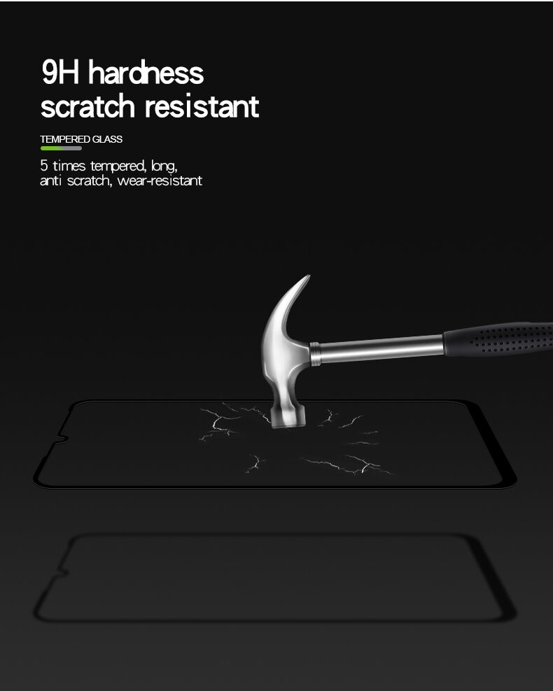 Pinwuyo Tvrdené sklo 3D pre Xiaomi Mi 9 - čierne