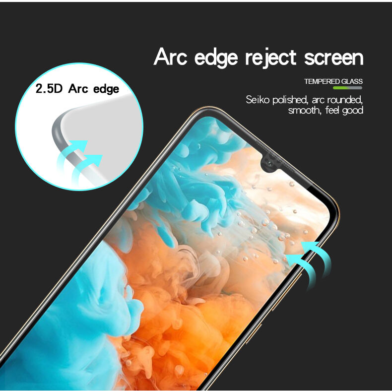 Pinwuyo Tvrdené sklo 2,5D pre Huawei Y6 (2019) - čierne