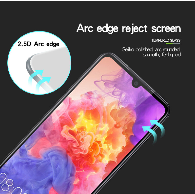 Mofi Tvrdené sklo 2,5D pre Huawei P30 Lite - čierne