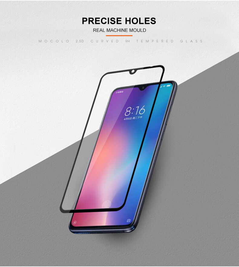 Mocolo Tvrdené sklo 3D pre Xiaomi Mi 9 - čierne