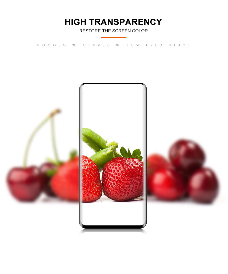 Mocolo Tvrdené sklo 3D pre Samsung Galaxy S10 - čierne