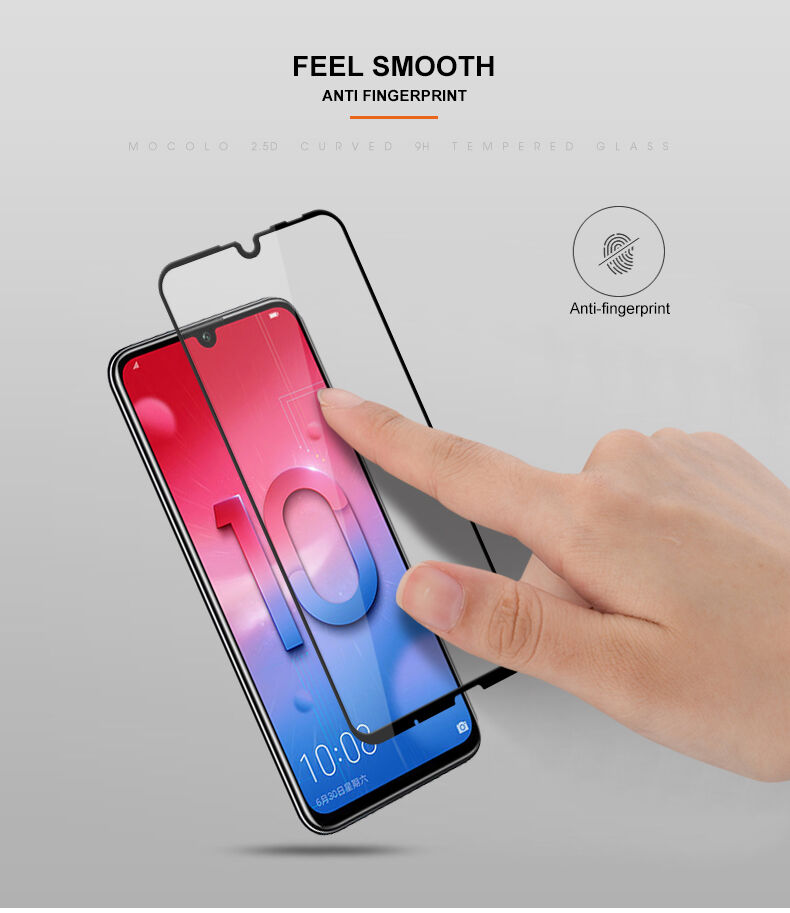 Mocolo Tvrdené sklo 3D pre Honor 10 Lite / Huawei P Smart (2019) - čierne