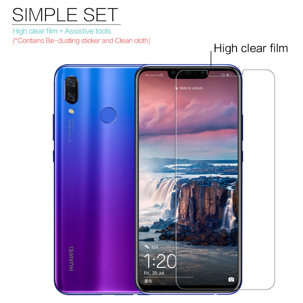 Nillkin ochranná fólia anti-fingerprint pre Huawei Nova 3 - číra