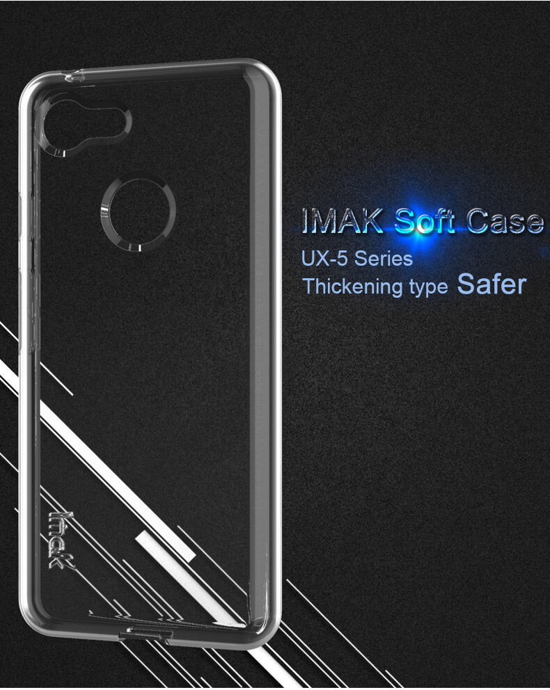 Imak plastový kryt pre Google Pixel 3 - transparentný