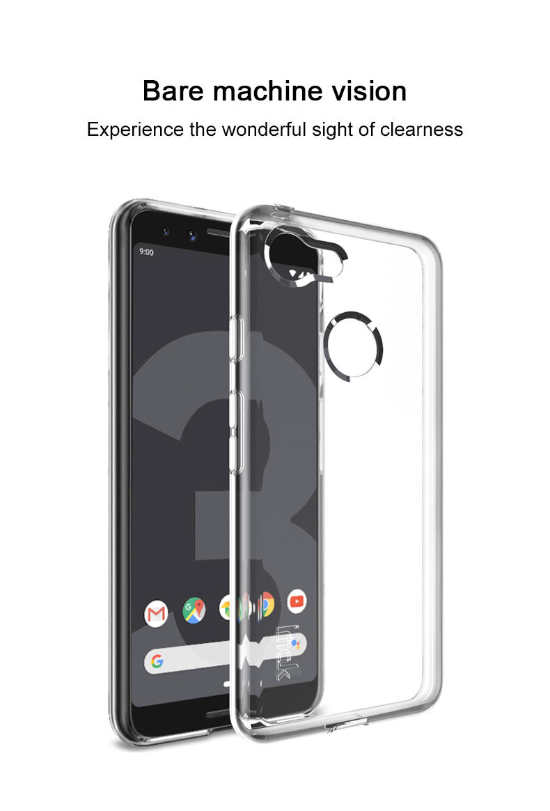 Imak plastový kryt pre Google Pixel 3 - transparentný