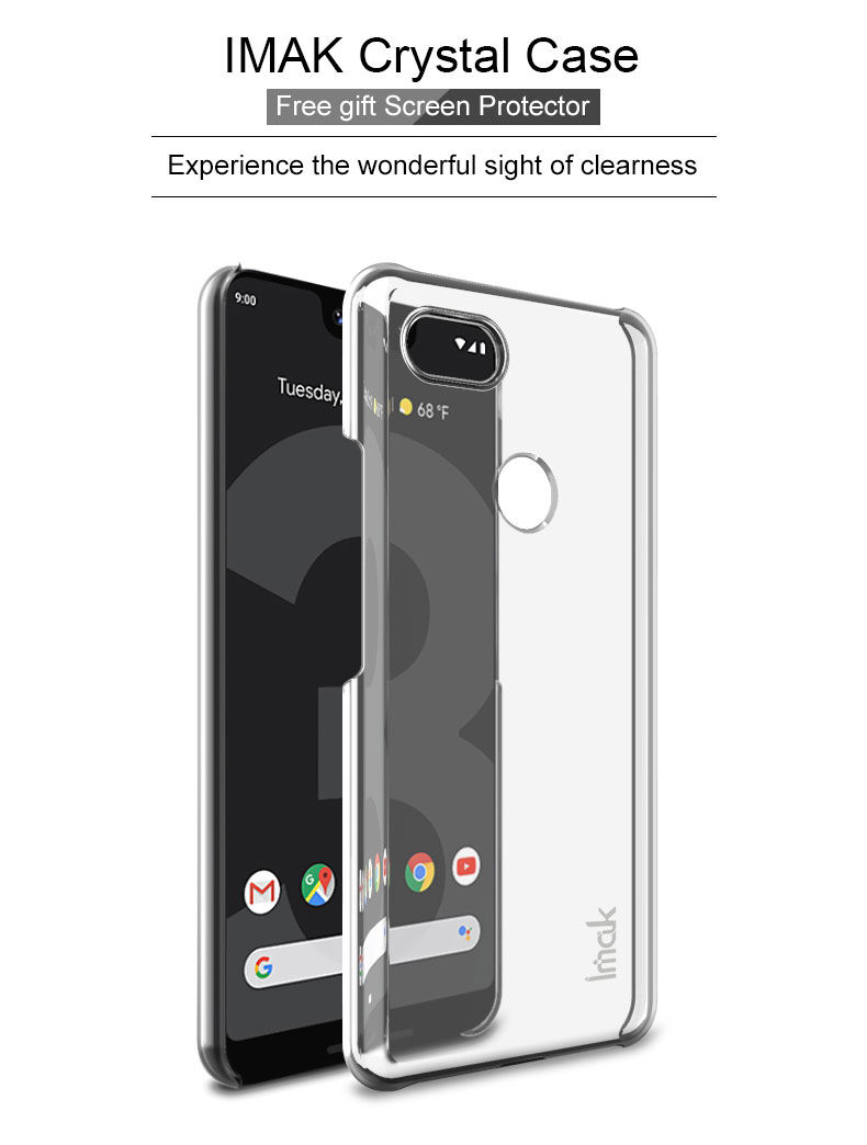 Imak Crystal plastový kryt pre Google Pixel 3 - transparentný