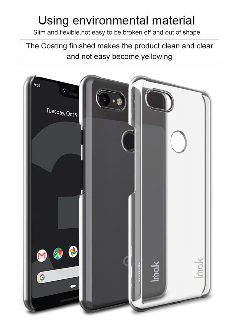 Imak Crystal plastový kryt pre Google Pixel 3 - transparentný