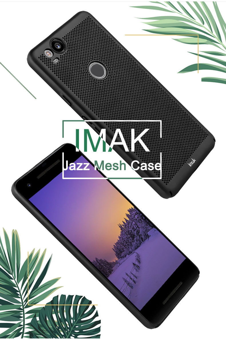Imak plastový kryt s vetraním pre Google Pixel 2 - čierny