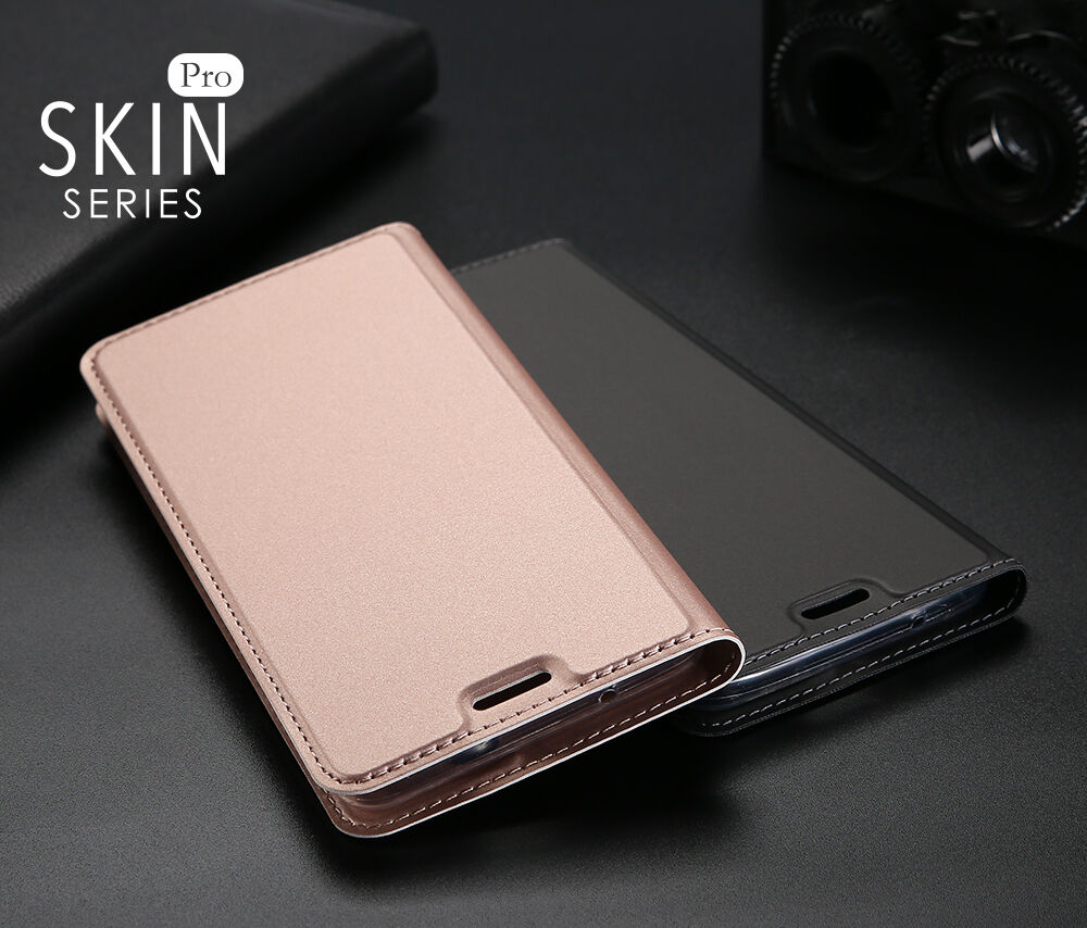 Dux Ducis Skin Pro flipové puzdro pre Google Pixel 2 - ružovo-zlaté