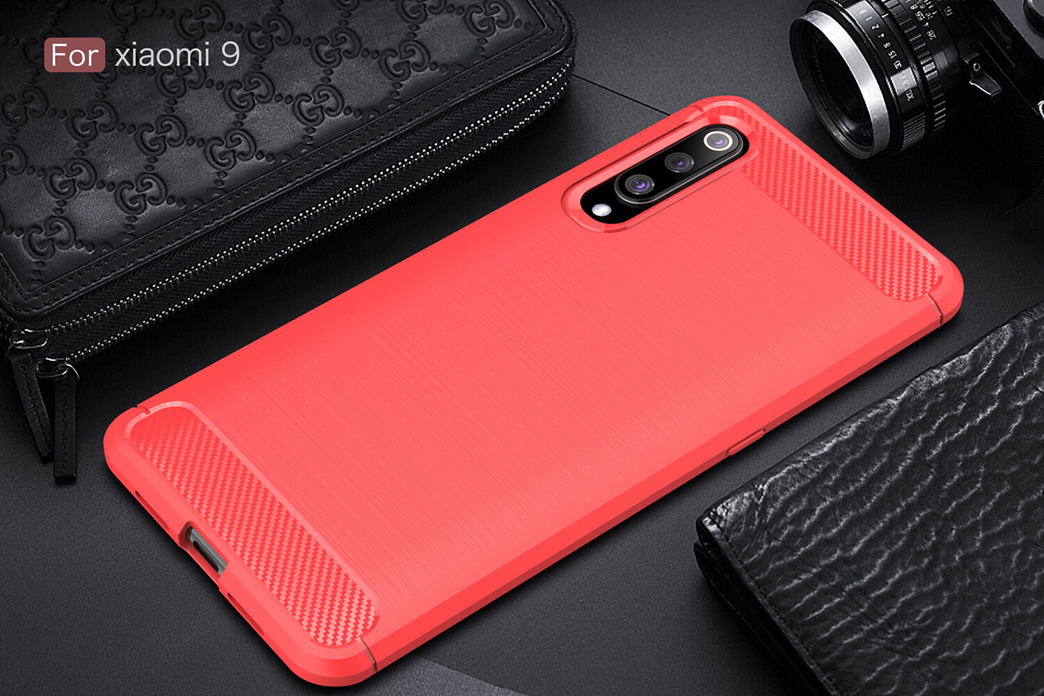 Plastový kryt s brúsenou textúrou pre Xiaomi Mi 9 - tmavomodrý Plastový kryt s brúsenou textúrou pre Xiaomi Mi 9 - tmavomodrý