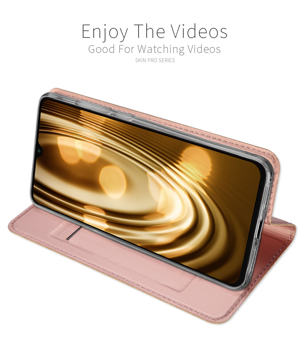 Dux Ducis Skin Pro kožené puzdro pre Xiaomi Mi 9 - tmavomodré