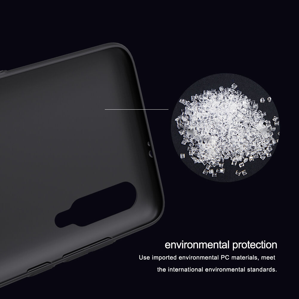 Nillkin drážkovaný kryt z tvrdého plastu pre Xiaomi Mi 9 - červený
