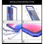 Kryt s kovovým rámčekom a tvrdeným sklom pre Xiaomi Mi 9 - čierny