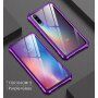 Kryt s kovovým rámčekom a tvrdeným sklom pre Xiaomi Mi 9 - čierny