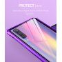 Kryt s kovovým rámčekom a tvrdeným sklom pre Xiaomi Mi 9 - modrý