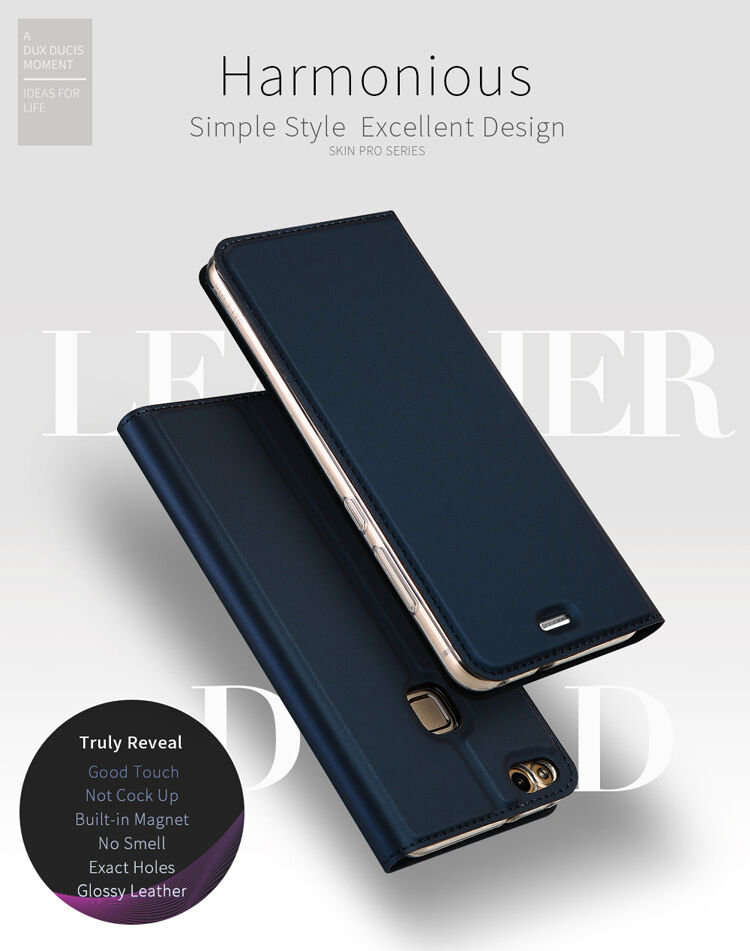 Dux Ducis Skin Pro flipové puzdro pre Huawei P10 Lite - tmavomodré
