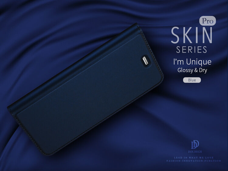 Dux Ducis Skin Pro flipové puzdro pre Huawei P10 Lite - tmavomodré