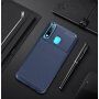 Plastový kryt s textúrou karbónu pre Huawei P30 Lite - čierny