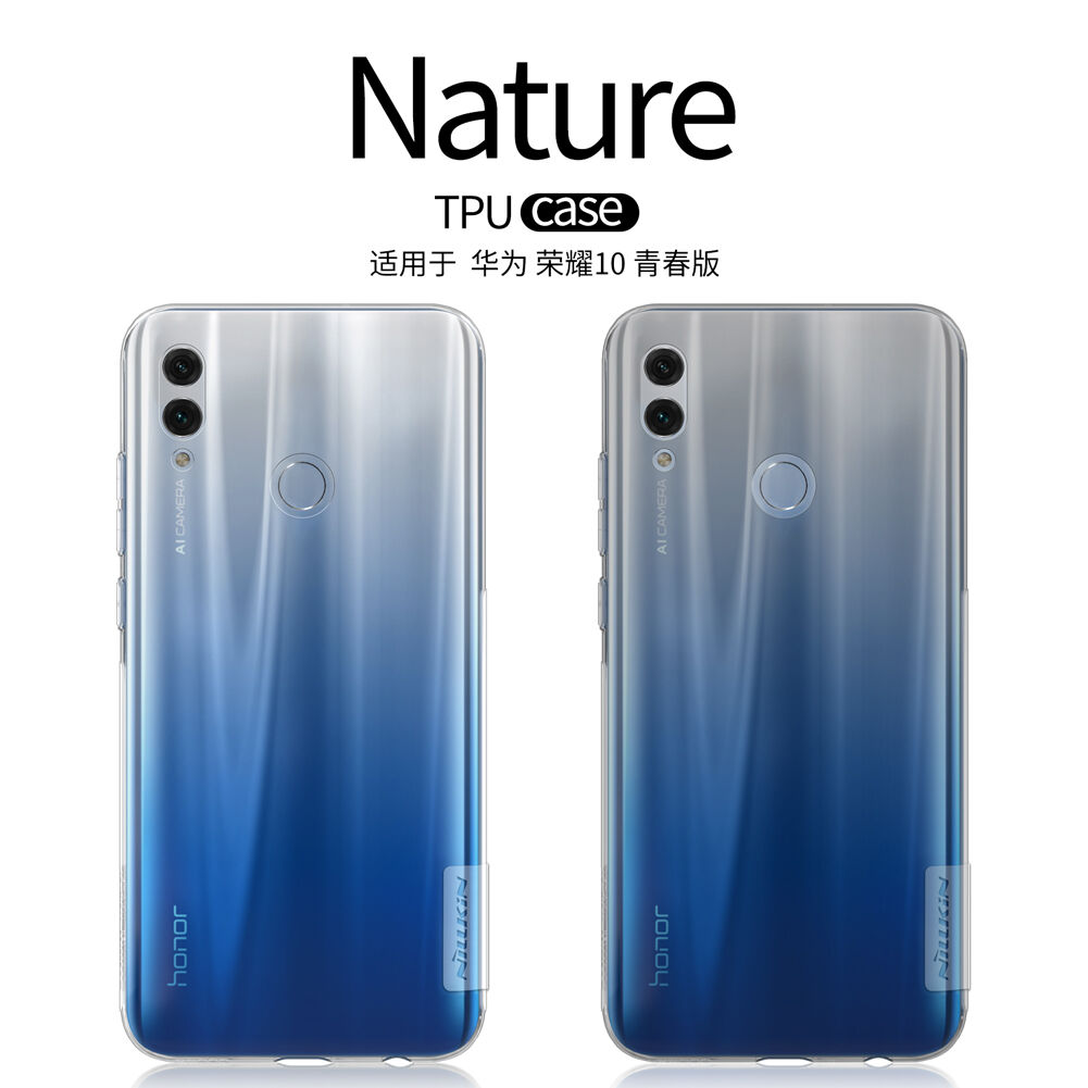 Nillkin Nature Plastový kryt pre Honor 10 Lite - transparentný