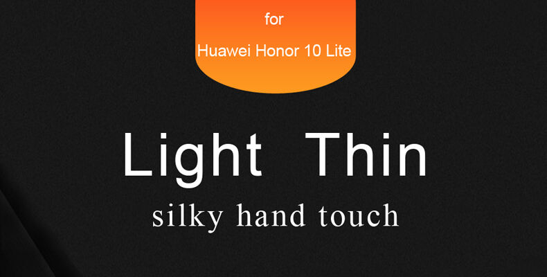 Lenuo Leshield plastový kryt pre Honor 10 Lite / Huawei P Smart (2019) - čierny