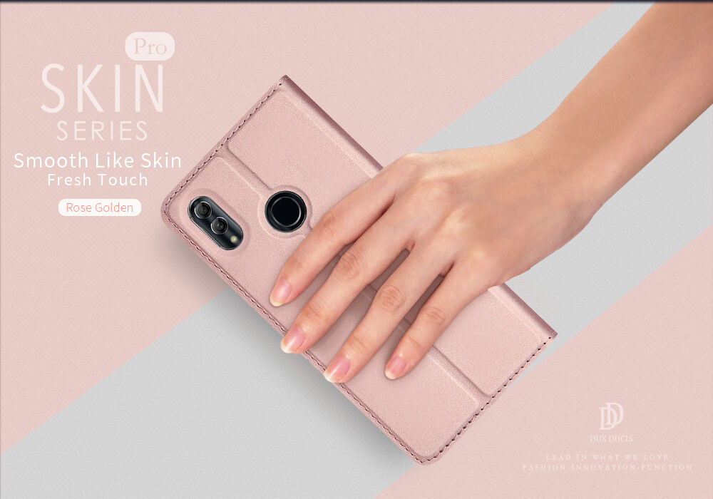 Dux Ducis Skin Pro flipové puzdro pre Honor 10 Lite - zlaté