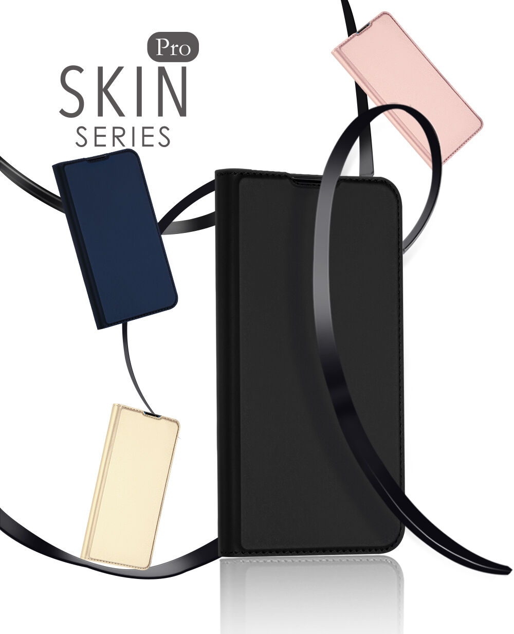 Dux Ducis Skin Pro flipové puzdro pre Honor 10 Lite - čierne