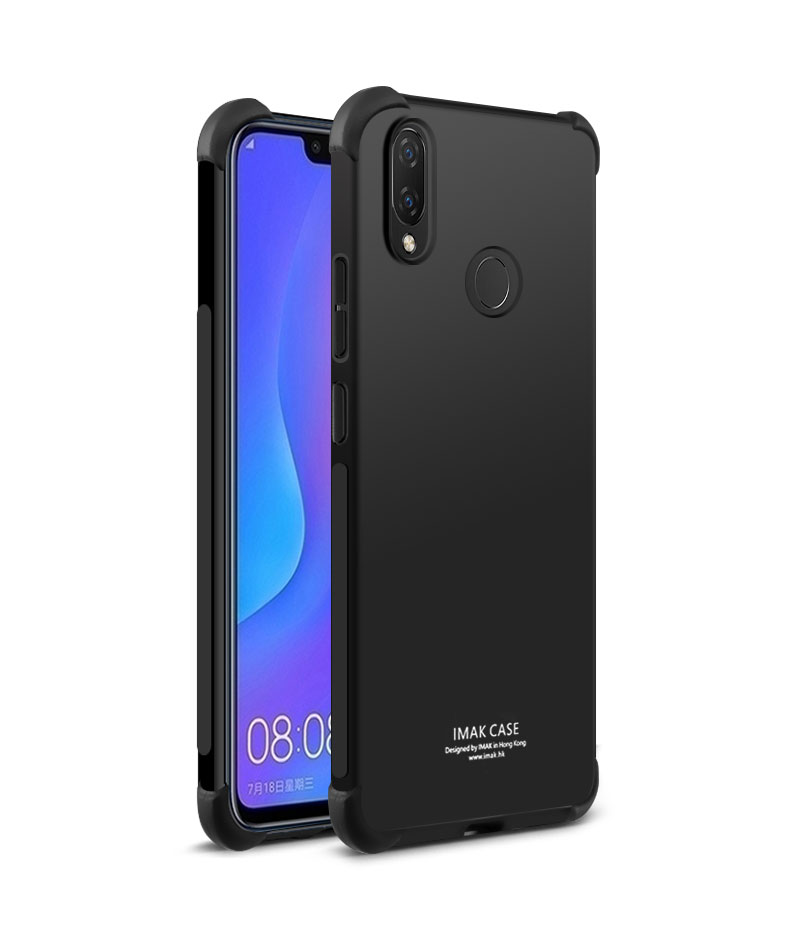 Imak číry kryt s rámčekom pre Huawei Nova 3i - strieborný