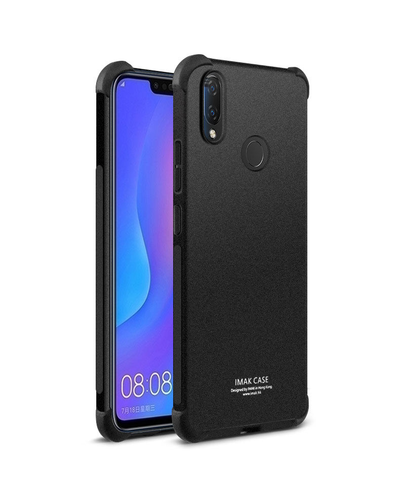 Imak číry kryt s rámčekom pre Huawei Nova 3i - strieborný