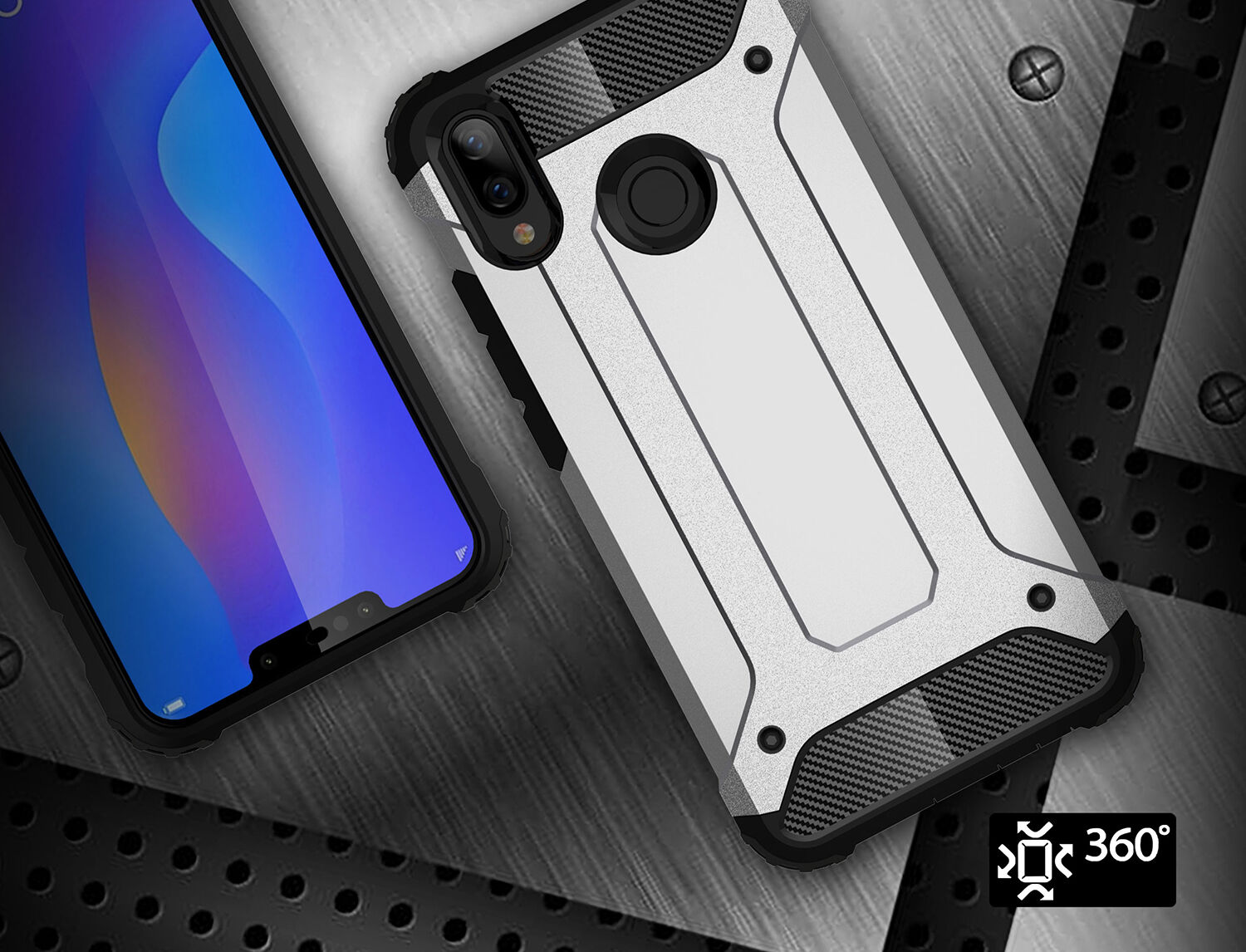 Superodolný kryt Armor pre Huawei Nova 3i - zlatý