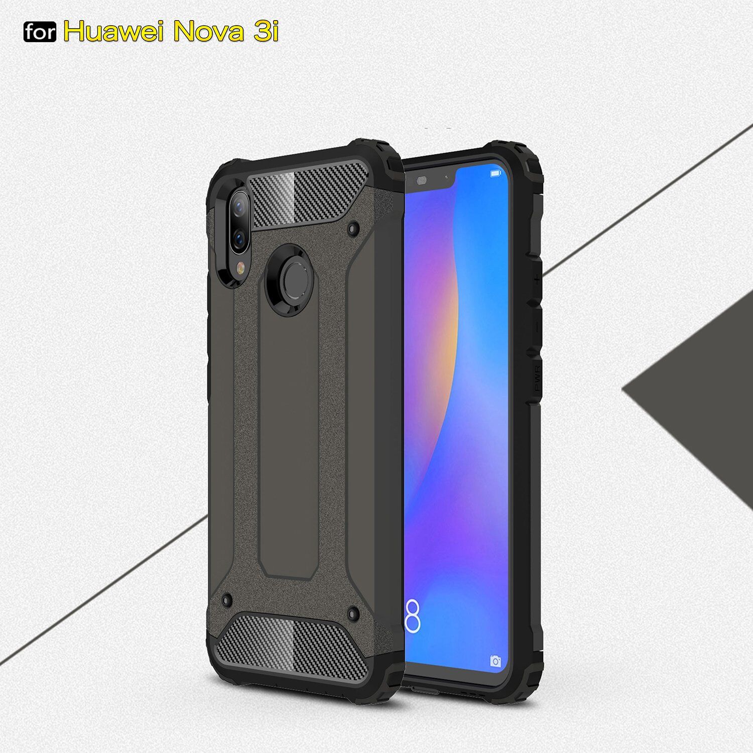 Superodolný kryt Armor pre Huawei Nova 3i - zlatý