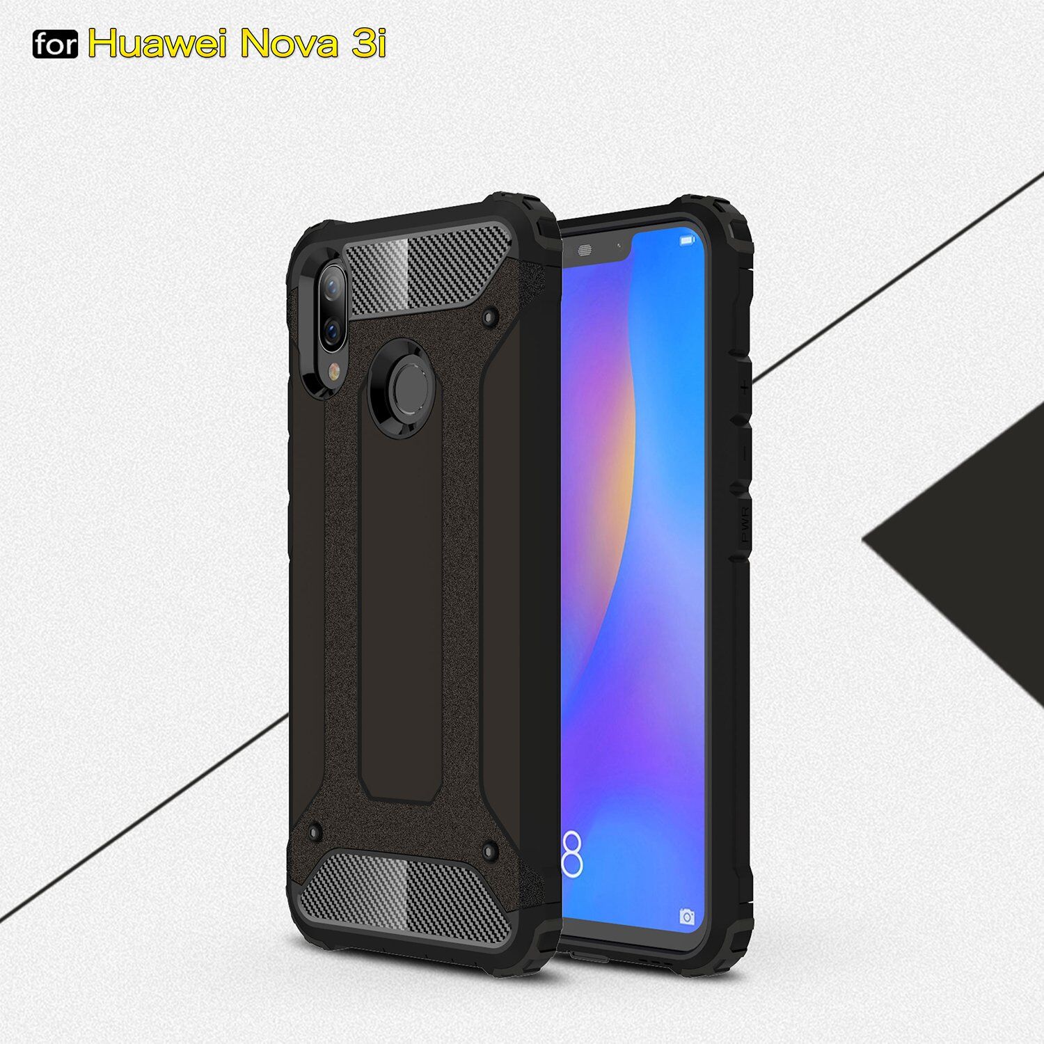 Superodolný kryt Armor pre Huawei Nova 3i - zlatý