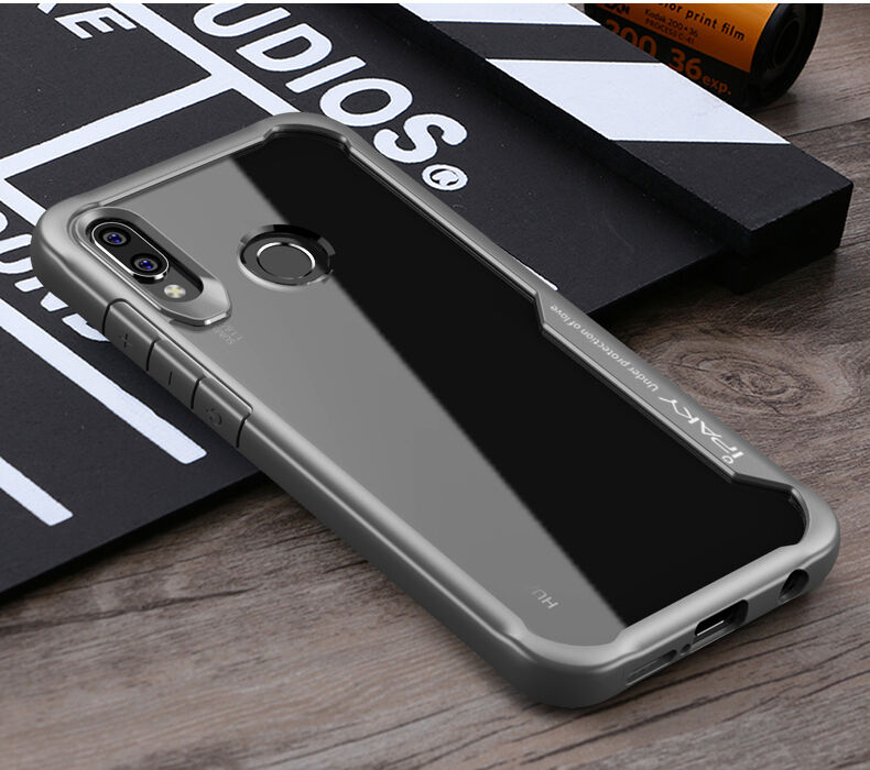 Ipaky číry kryt s rámčekom pre Huawei Nova 3 - červený Ipaky číry kryt s rámčekom pre Huawei Nova 3 - červený