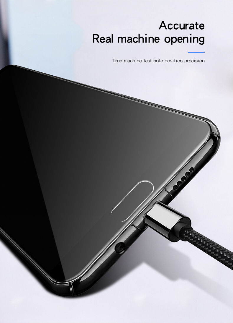 Mofi zadný kryt z plastu a skla pre Huawei P20 Lite - čierny