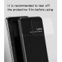 Mofi zadný kryt z plastu a skla pre Huawei P20 Lite - čierny