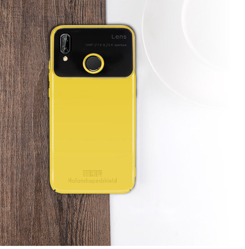 Mofi zadný kryt z plastu a skla pre Huawei P20 Lite - čierny