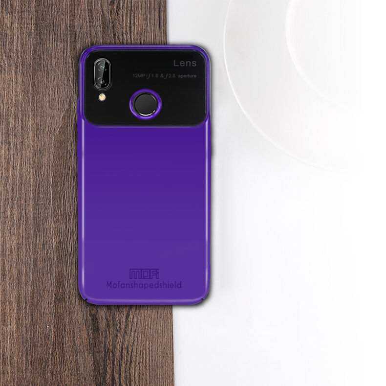 Mofi zadný kryt z plastu a skla pre Huawei P20 Lite - čierny