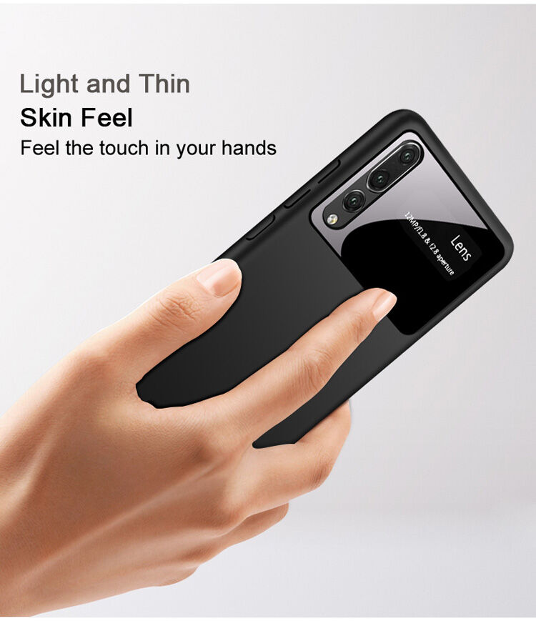 Imak Silikónový kryt s ochranou kamery pre Huawei P20 Pro - čierny