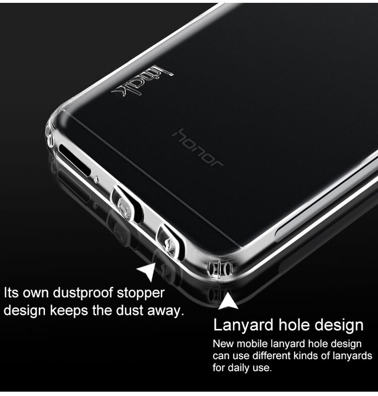 Imak nárazuvzdorný kryt s ochranou displeja pre Huawei Y7 Prime (2018) - transparentný