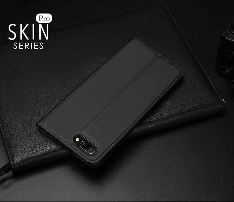 Dux Ducis Skin Pro flipové puzdro pre Honor 10 - tmavomodré