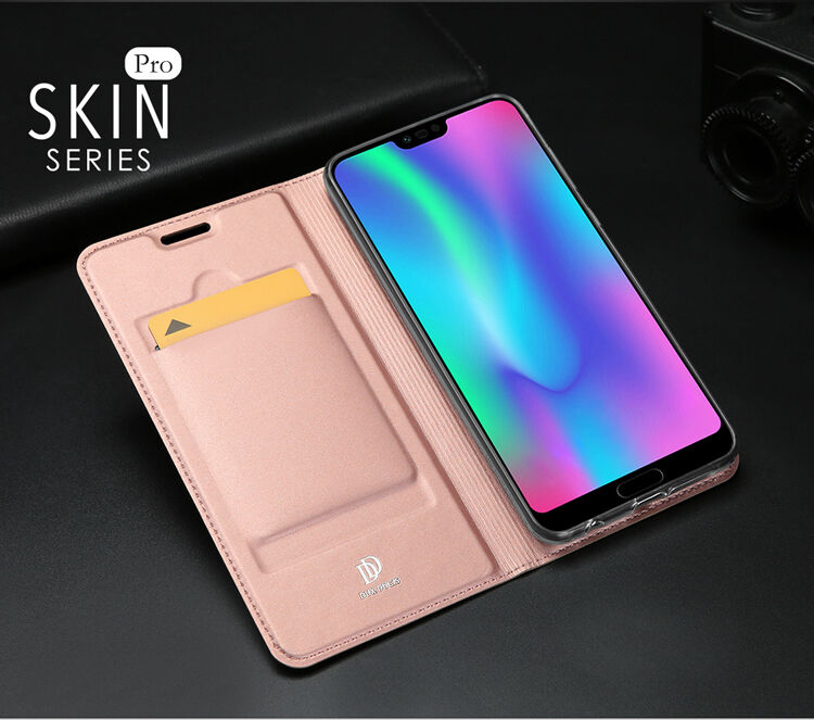 Dux Ducis Skin Pro flipové puzdro pre Honor 10 - tmavomodré