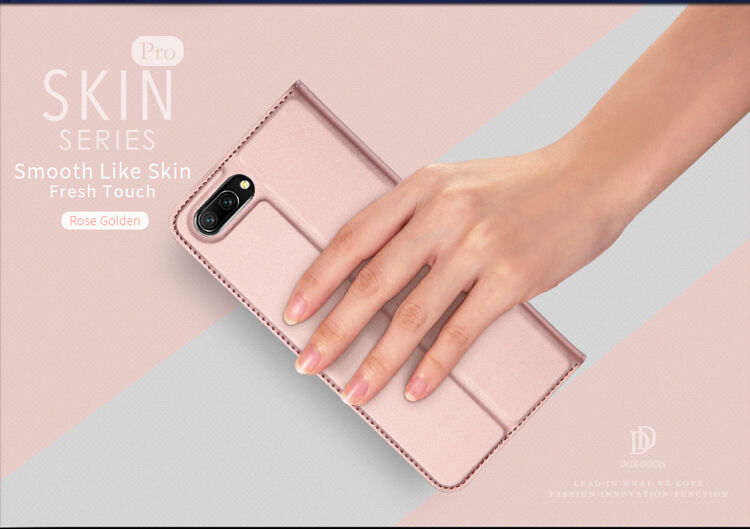 Dux Ducis Skin Pro flipové puzdro pre Honor 10 - sivé