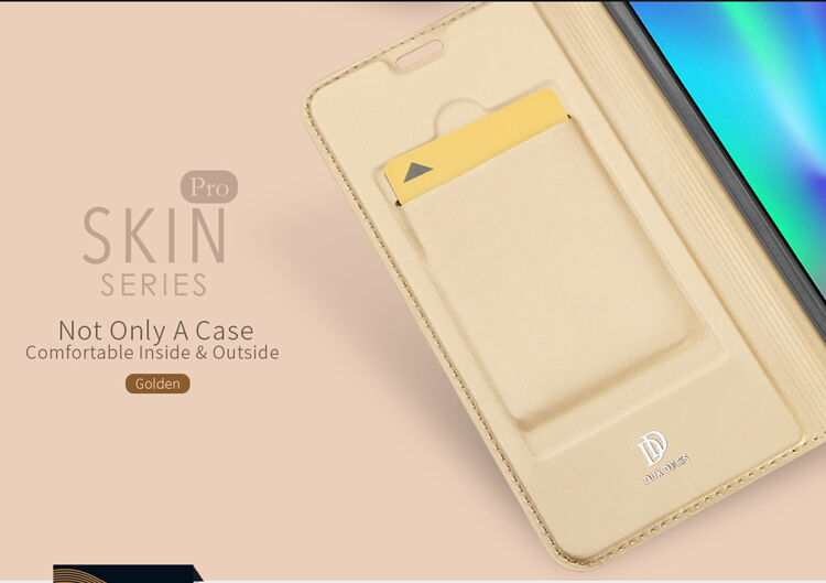 Dux Ducis Skin Pro flipové puzdro pre Honor 10 - sivé
