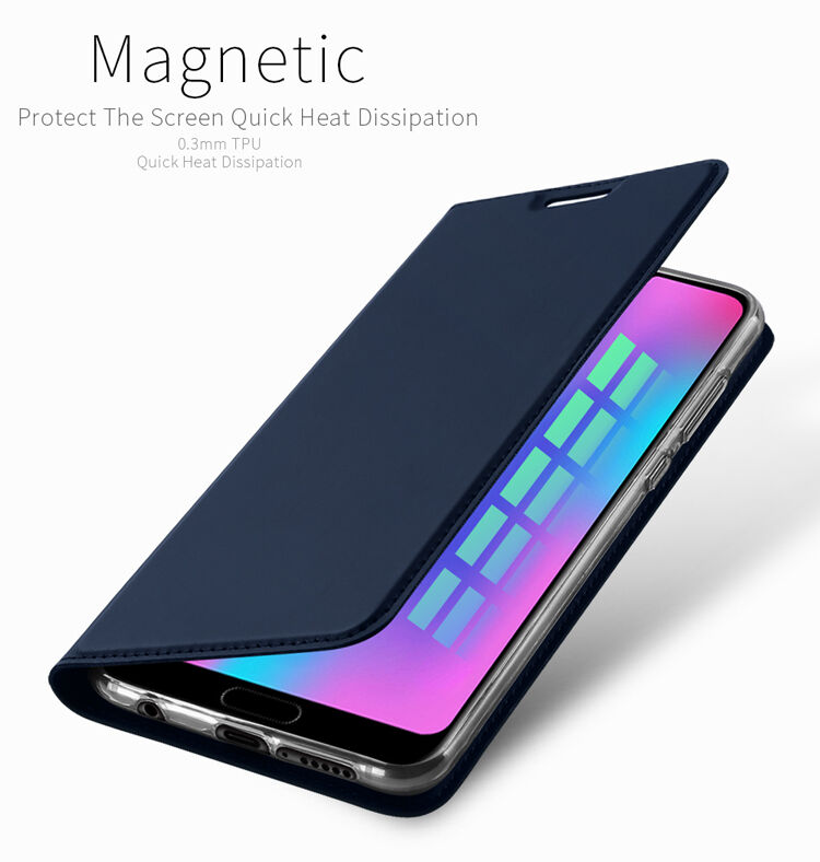 Dux Ducis Skin Pro flipové puzdro pre Honor 10 - sivé