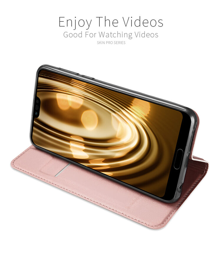Dux Ducis Skin Pro flipové puzdro pre Honor 10 - sivé