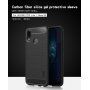 Mofi Plastový kryt s brúsenou textúrou pre Huawei P20 Lite - čierny