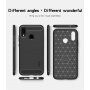 Mofi Plastový kryt s brúsenou textúrou pre Huawei P20 Lite - čierny
