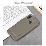 Mofi Plastový kryt s brúsenou textúrou pre Huawei P20 Lite - čierny